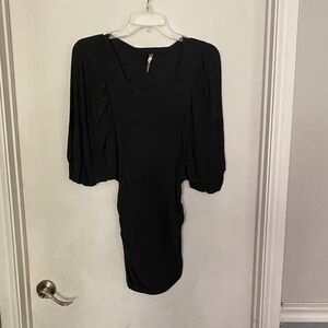 Papaya Black Tunic Top